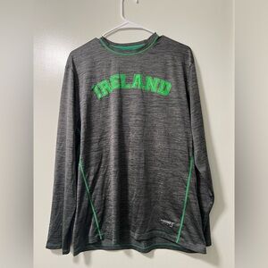 Gray and Green Ireland Sweatshirt